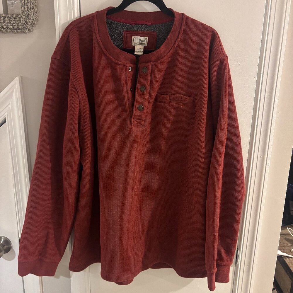 Men's Katahdin Iron Works® Bonded Waffle Fleece Henley